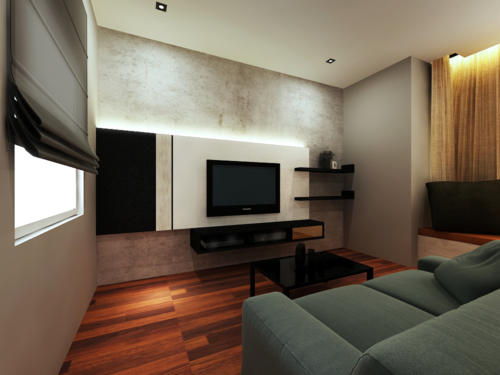 Master Bedroom with TV Cabinet 